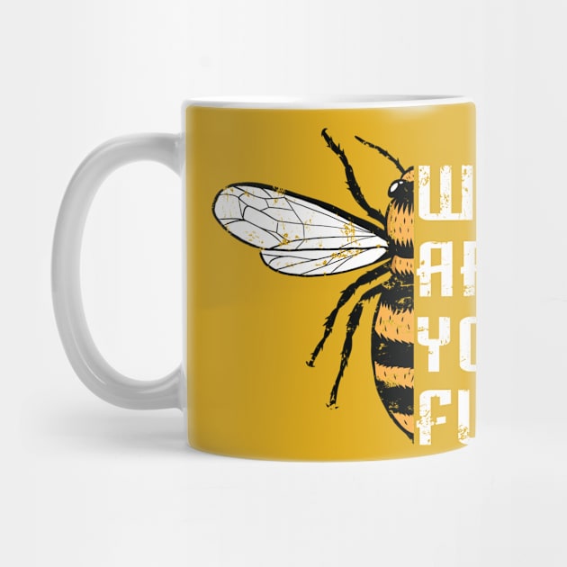 Bee Save the bees Honeybee by HBfunshirts